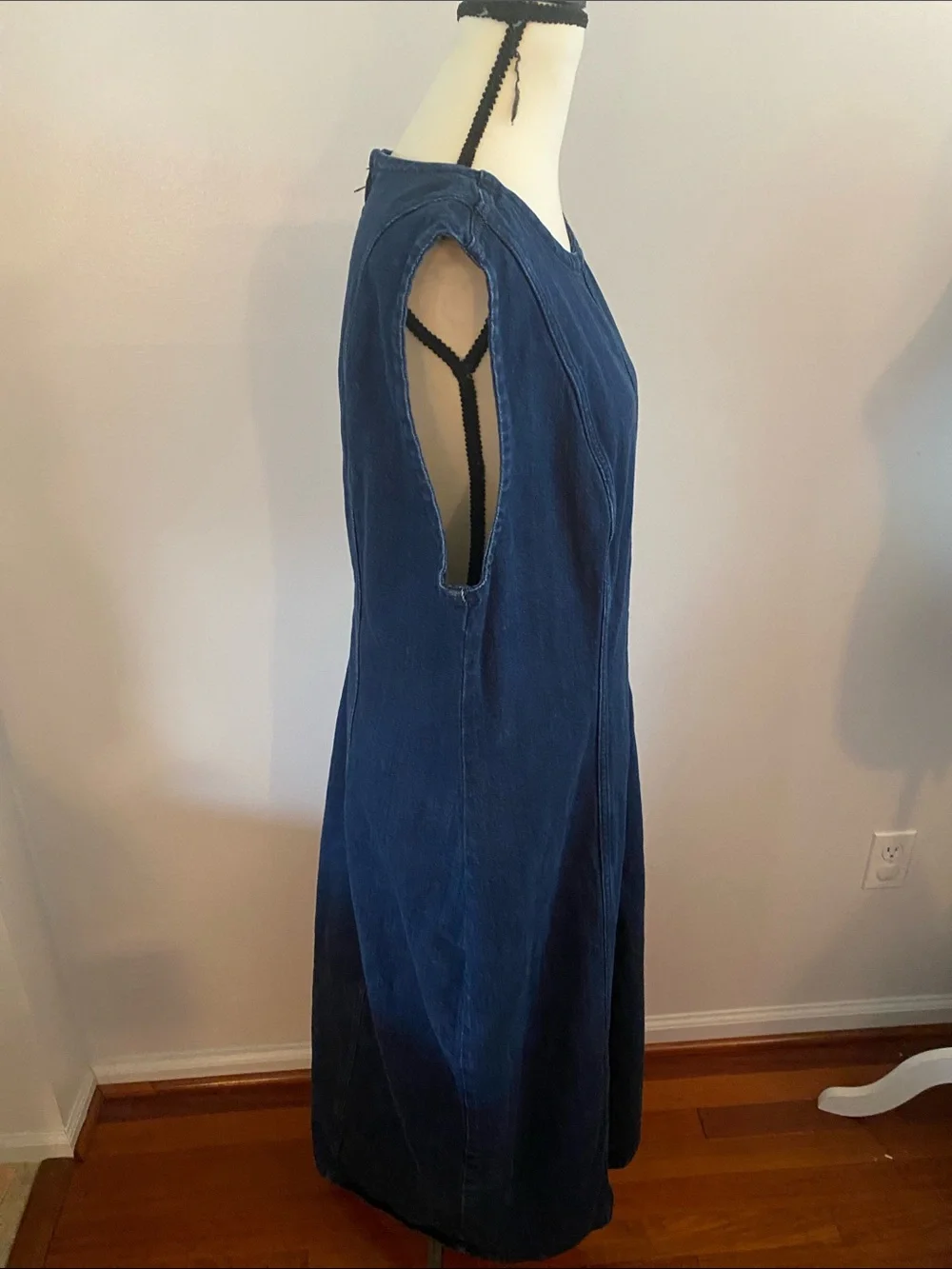 Abercrombie & fitch XL sleeveless jean dress - Picture 3 of 7